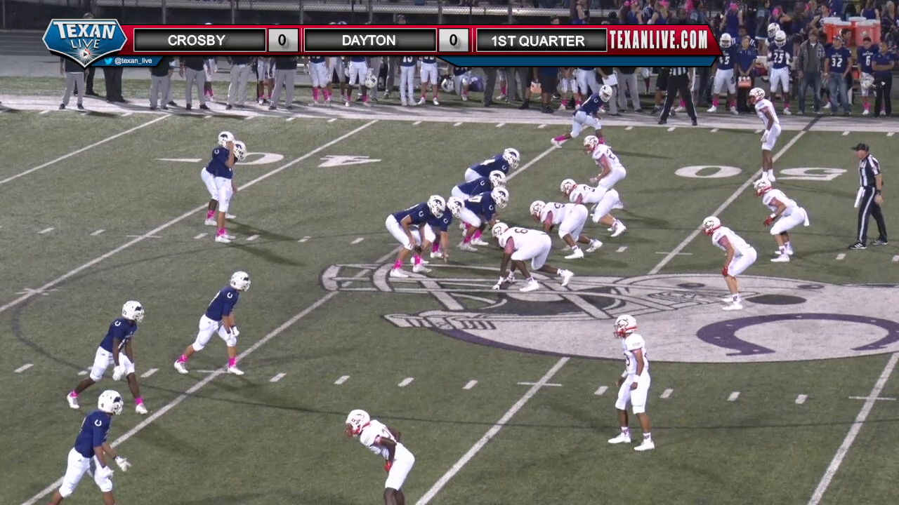 Crosby vs Dayton – 10-20-2017 – 7pm – Football