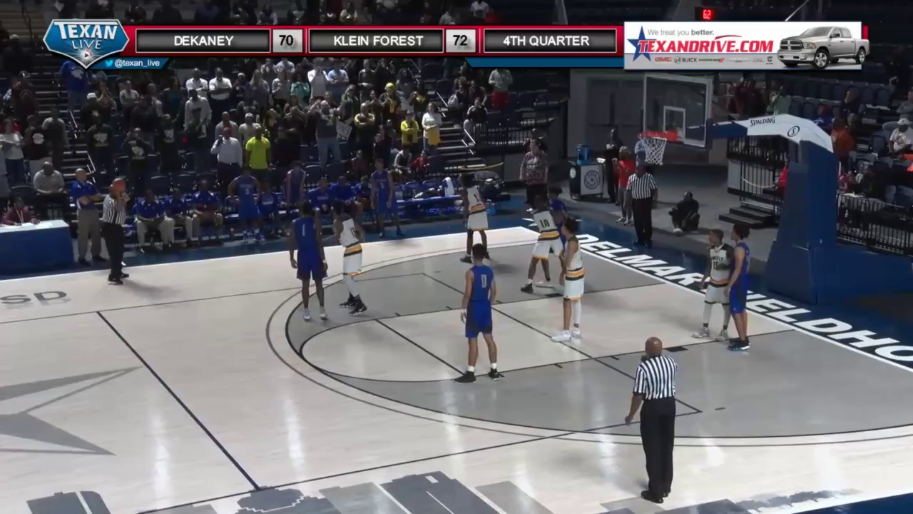 Here’s Dekaney’s buzzer beater tonight that eliminated Klein Forest from Region II-6A Regional Quarter Finals