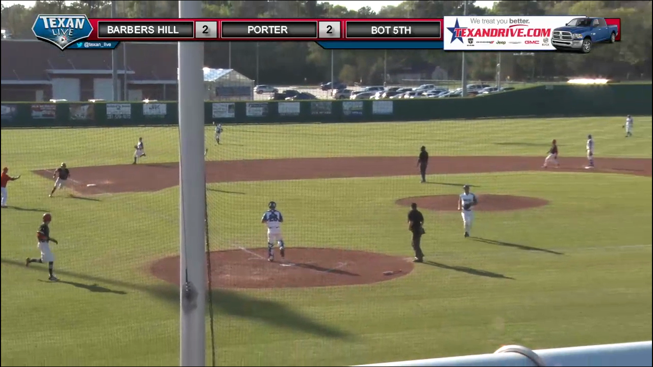 Barbers Hill vs Porter 3/13/2018 Baseball Highlights - Watch the full game at texanlive.com