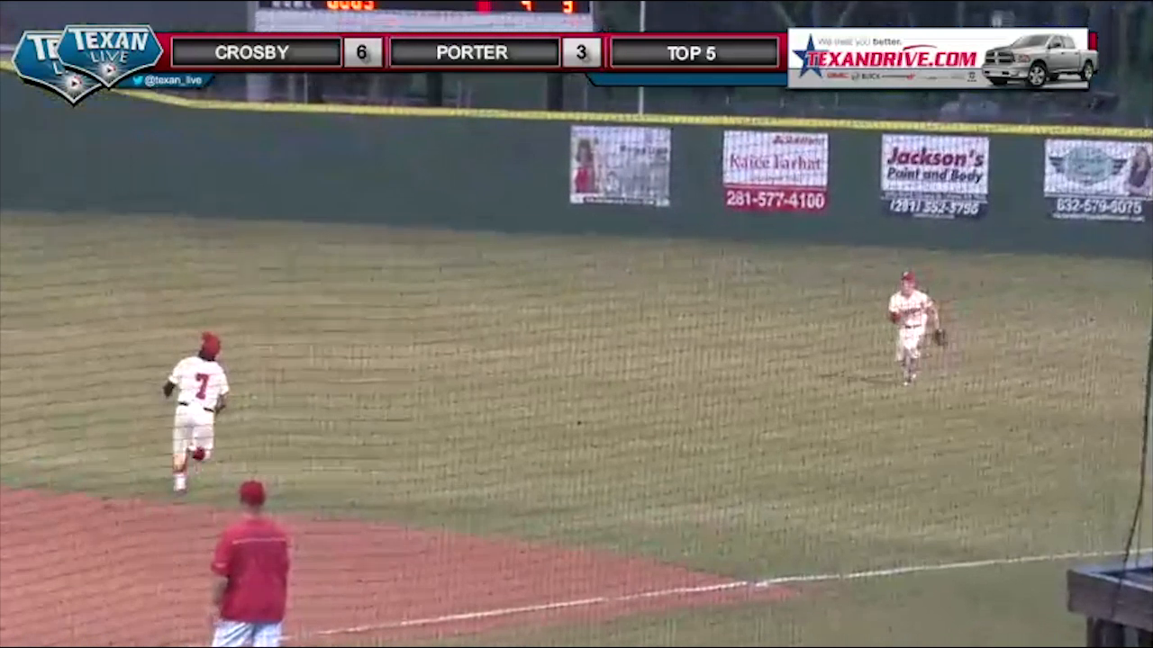 Crosby vs Porter 3/23/2018 Baseball Highlights - Watch the full game at texanlive.com