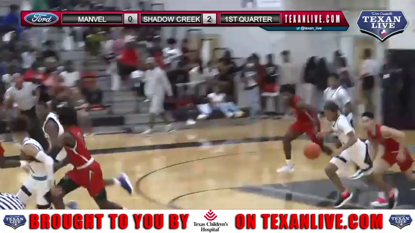 HIGHLIGHTS Shadow Creek vs Manvel Boys Basketball 12.28.21