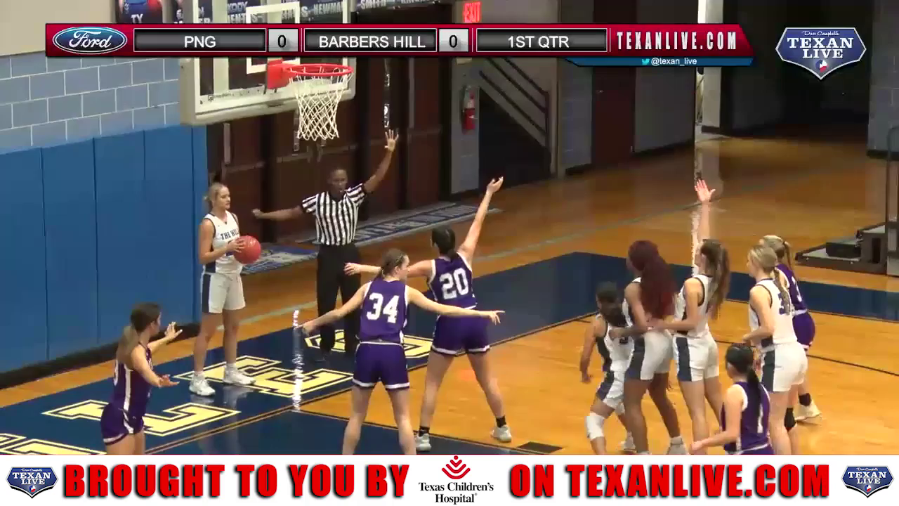HIGHLIGHTS: PNG vs Barbers Hill - Girls - Basketball - 1/7/2022