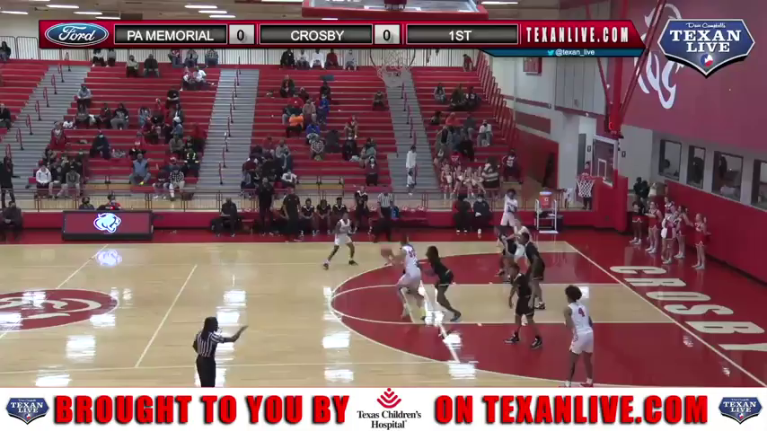 HIGHLIGHTS Port Arthur Memorial vs Crosby Boys Basketball 1.11.2022