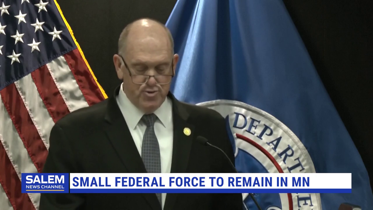 Small federal force to remain in Minnesota after enforcement drawdown