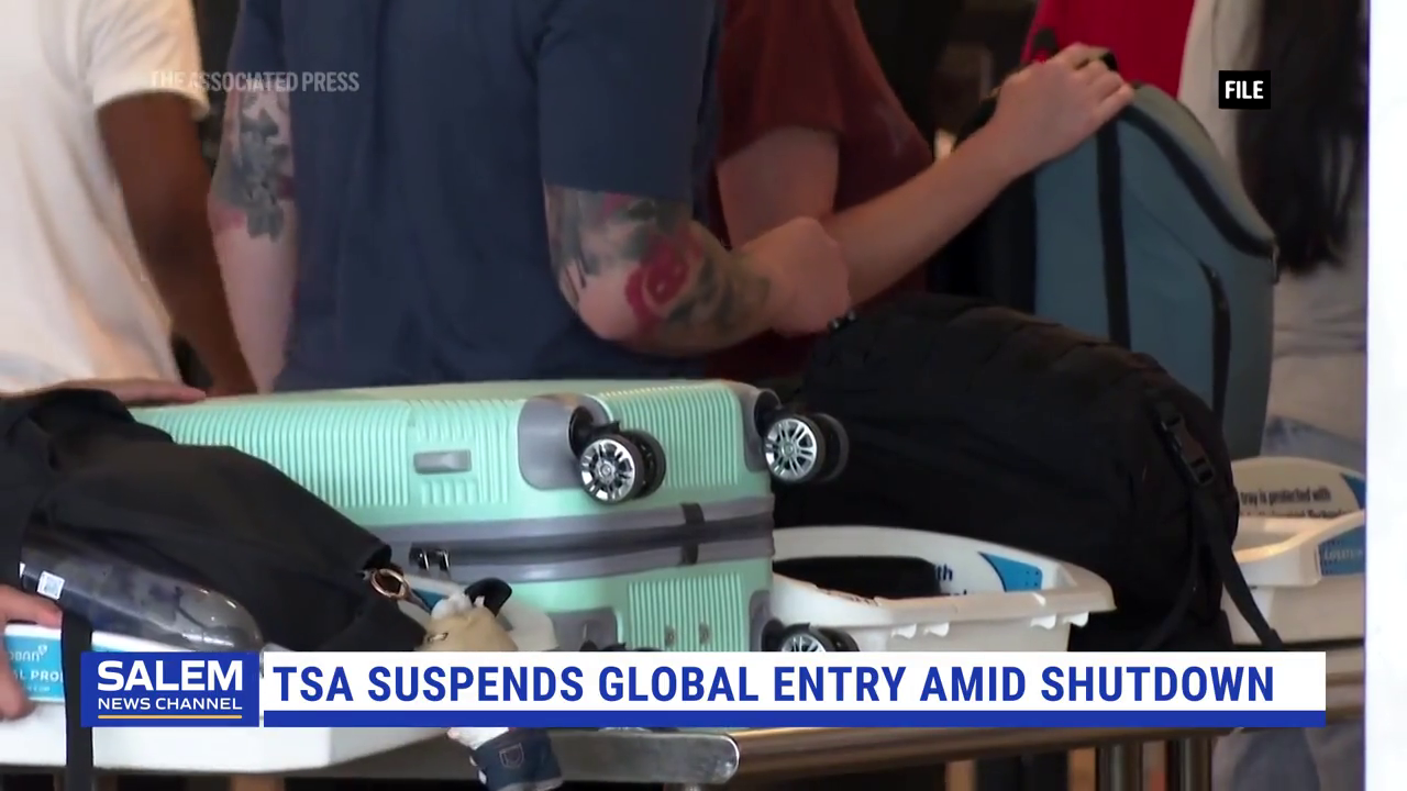 TSA suspends global entry amid government shutdown