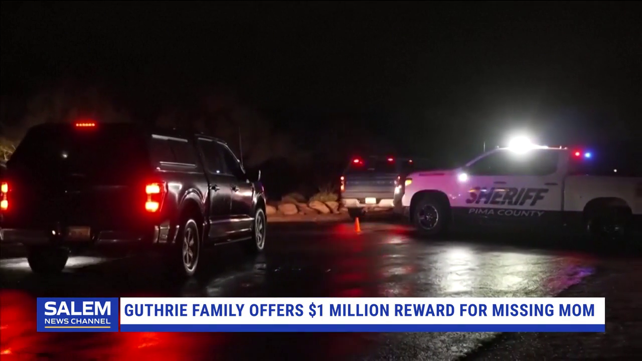 Guthrie family offers $1 million reward for missing mother