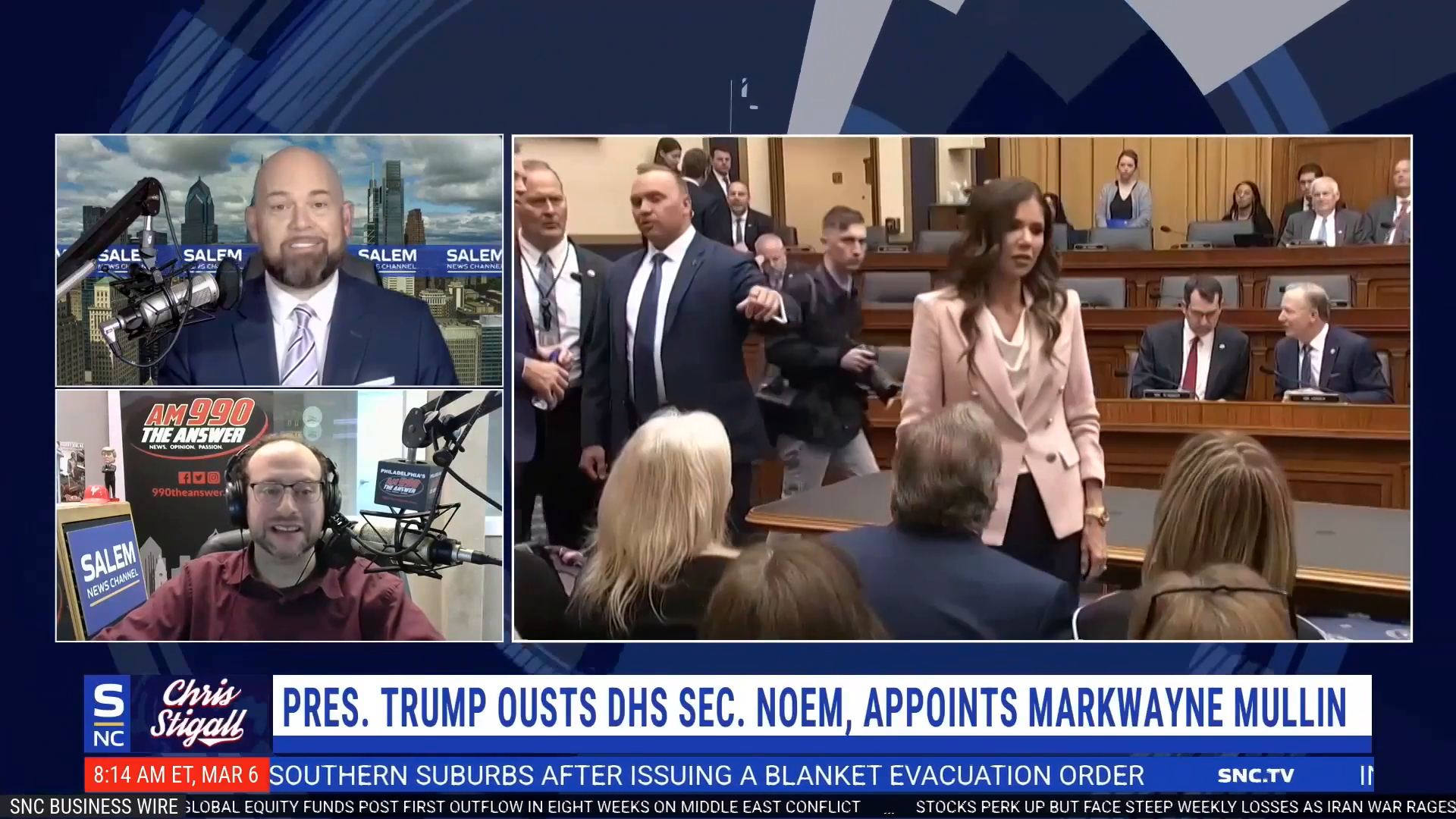 Kristi Noem Out…Markwayne Mullin In At DHS