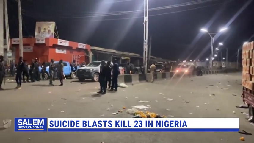 Suicide blasts kill 23 in Nigeria