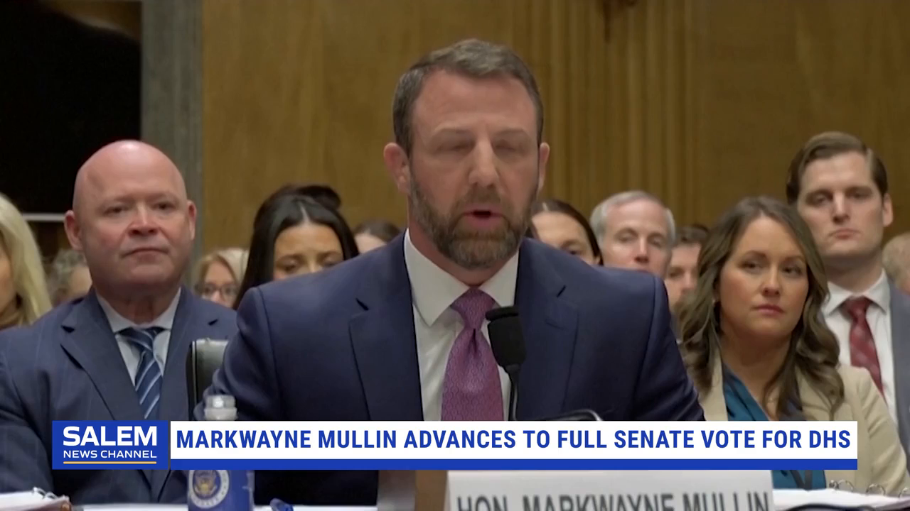 DHS Nominee Markwayne Mullin Advances To Vote Before Full Senate