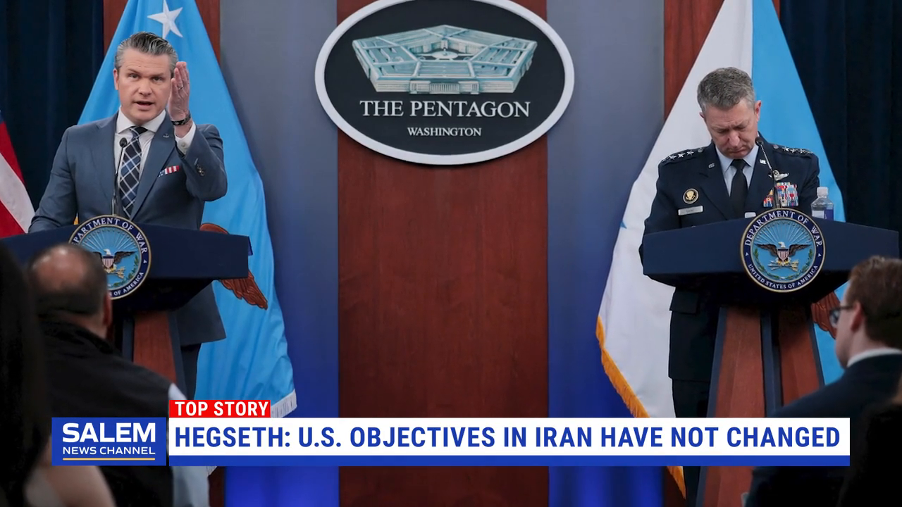 Hegseth Says U.S. Objectives In Iran Remain The Same