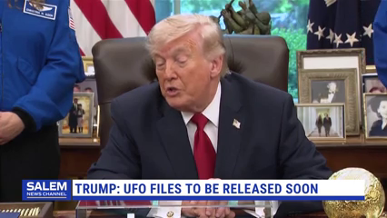 Trump Says UFO Files To Be Released “Soon”
