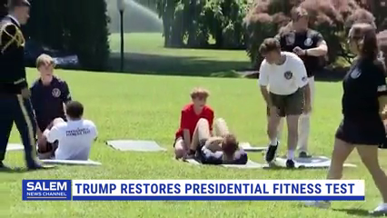 Trump Brings Back Presidential Physical Fitness Award To Schools