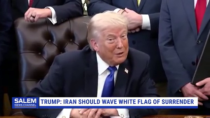 Trump: Iran "Should Wave The White Flag Of Surrender"