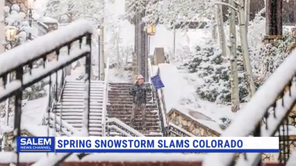 Late Spring Snowstorm Slams Colorado, Closing Schools & Disrupting Commuters