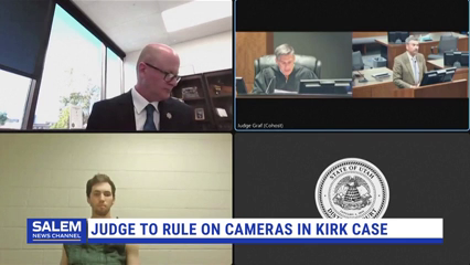 Utah Judge Weighs Cameras In Charlie Kirk Murder Case