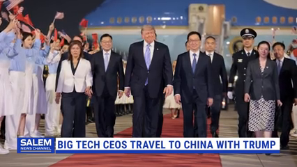 Tesla CEO, Nvidia CEO Travel To China Aboard Air Force One With Trump