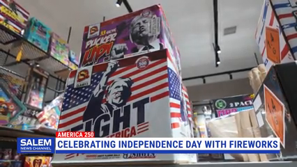 China Makes Special Fireworks To Celebrate America's 250th