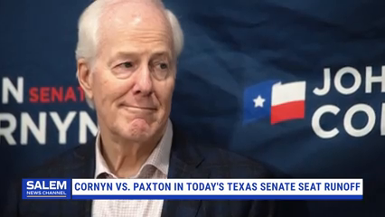 Cornyn Tries To Keep Texas Senate Seat In Runoff With Paxton