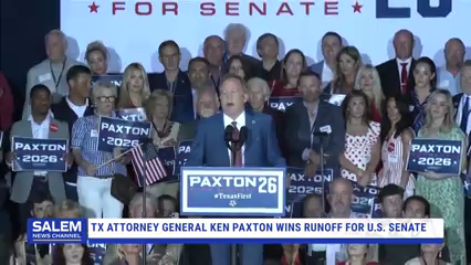 TX Attorney General Ken Paxton Wins Runoff For U.S. Senate