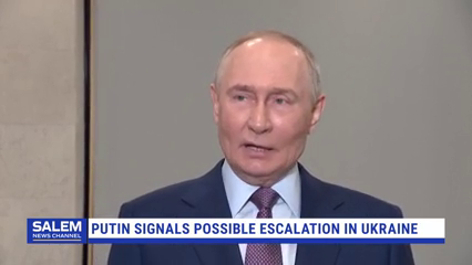 Putin Signals Possible Escalation In Ukraine