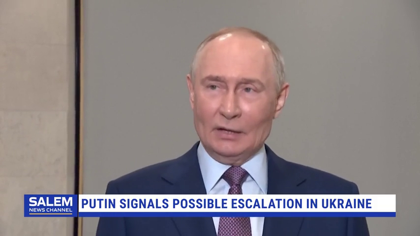 Putin signals possible escalation in Ukraine