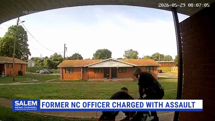 Former North Carolina Officer Charged In Beating Caught On Doorbell Camera Video