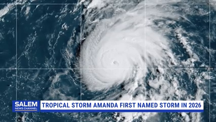 Tropical Storm Amanda Becomes First Named Storm In 2026
