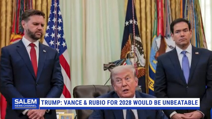 Trump Says Vance & Rubio Teaming Up For 2028 Run Would Be Unbeatable