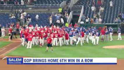 GOP Wins Annual Congressional Baseball Game For Charity