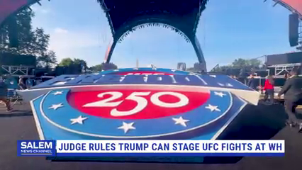 Judge Rules Trump Can Stage UFC Fights On White House's South Lawn This Weekend