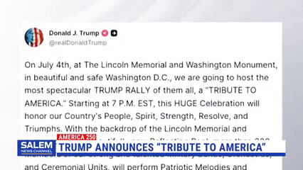 Trump Announces July 4 Rally In D.C.