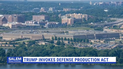 Trump Invokes Defense Production Act For Munitions, Supply Chains