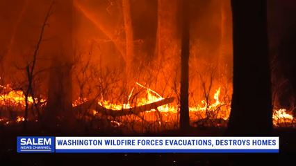 Eastern Washington Wildfire Forces Evacuations And Destroys Homes