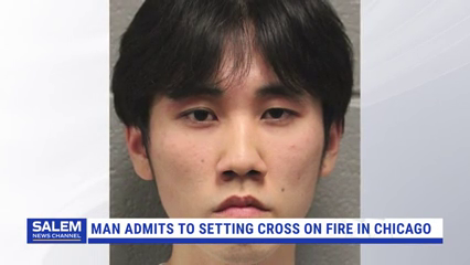 Man Charged With Hate Crime After Cross Set On Fire In Chicago Park