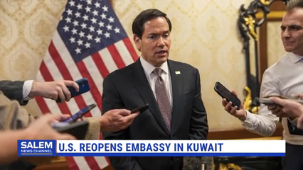 U.S. Reopens Embassy In Kuwait Months After Iranian Attack