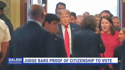 Federal Judge Bars Trump From Implementing Proof Of Citizenship Requirement To Vote