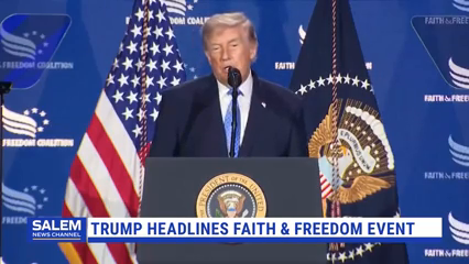 Trump Attends Faith & Freedom Coalition Conference