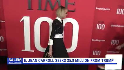 E. Jean Carroll Seeks $5.8 Million From Trump