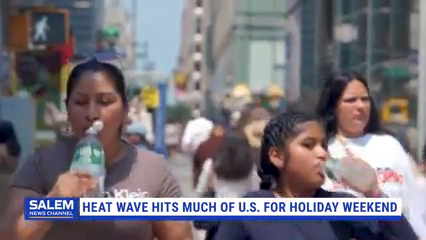 Heat Wave Hits Much Of U.S. For Holiday Weekend