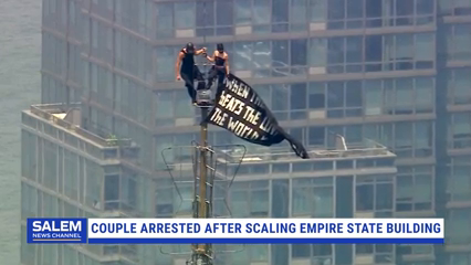 Climber Couple Arrested After Scaling Empire State Building Antenna For Marriage Proposal
