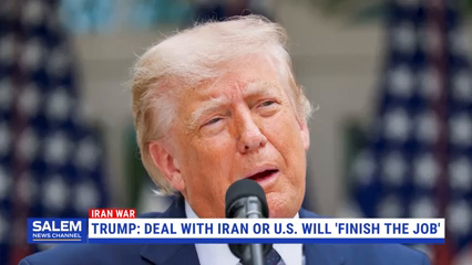 Trump Says There Will Either Be A Deal With Iran Or U.S. Will 'Finish The Job'