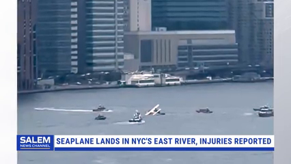 Seaplane Makes Rough Landing In NYC's East River, Minor Injuries Reported