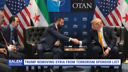 Trump Removes Syria From U.S. Terrorism Sponsor List