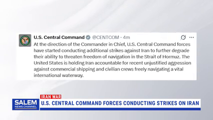 U.S. Carries Out Another Round On Strikes On Iran