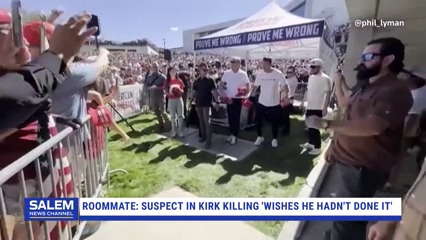 Roommate Says Suspect In Kirk Killing Expressed Regret After Shooting