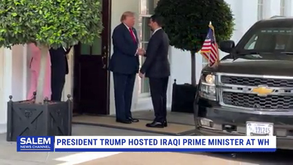 Trump Hosts Iraqi Prime Minister At White House