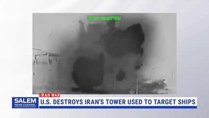 U.S. Destroys Iran's Surveillance Tower Used To Target Ships In Hormuz