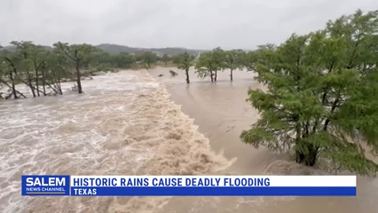 First Responders Conducting Rescues In Texas Floods