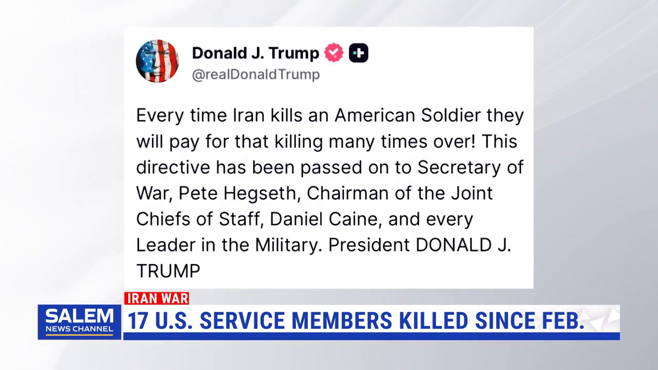 Trump: Warns Iran Will Pay "Many Times Over" For Killing American Service Members