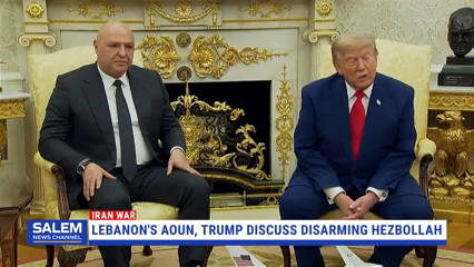 Trump Pledges Support For Lebanon During White House Meeting With Aoun